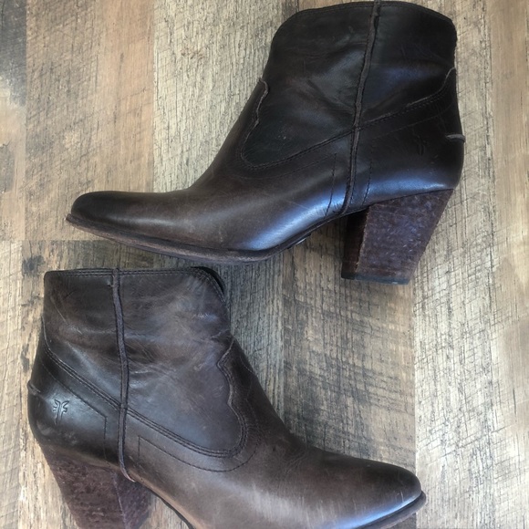 VGUC Frye Renee Seam Heeled Boots 9M - Picture 2 of 6